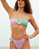 Cleonie Swim Cleonie Orchid High-Cut Bikini Bottoms - 1