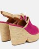 Clergerie Clergerie Damya suede wedge sandals - 3