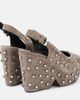 Clergerie Clergerie Davina embellished suede peep-toe pumps - 2