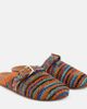 Clergerie Clergerie Quinta crochet raffia slides - 1