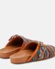 Clergerie Clergerie Quinta crochet raffia slides - 3