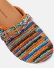 Clergerie Clergerie Quinta crochet raffia slides - 6