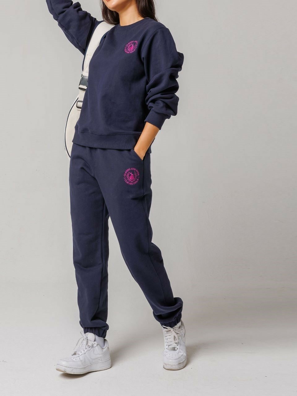 CLEVER FIELD Classic Track Pants _ Navy
