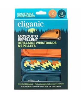 Cliganic Cliganic Mosquito Repellent Refillable Wristbands
