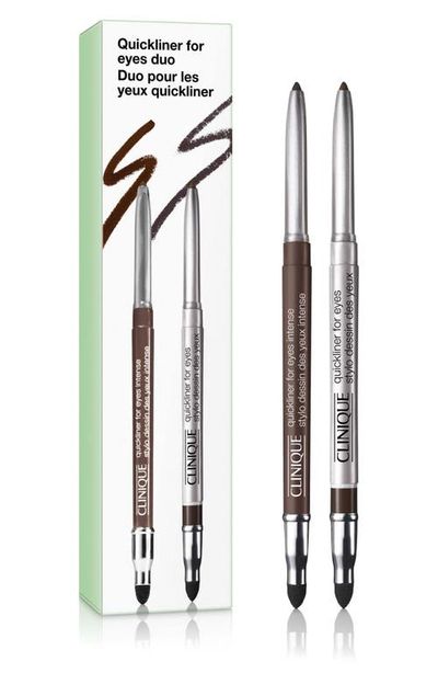 Clinique Clinique Quickliner for Eyes Eyeliner Duo $58 Value 