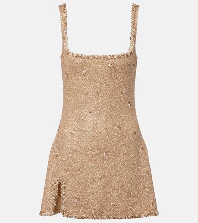 Clio Peppiatt - Athena embellished minidress