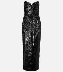 Clio Peppiatt Clio Peppiatt Chandelier embellished gown