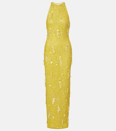 Clio Peppiatt - Mimosa sequined gown