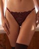 Clo Intimo Scalloped Lace Adjustable Thong - 3