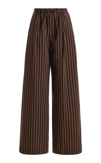 CLOSED CLOSED Cotton Seersucker WideLeg Pants