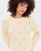 Closed Closed Crew Neck Long Sleeve Sweater Witherit Beige - 2