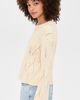 Closed Closed Crew Neck Long Sleeve Sweater Witherit Beige - 4