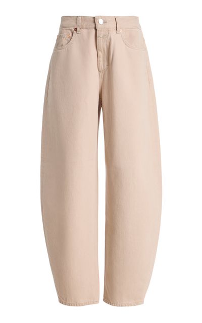 CLOSED CLOSED Jazzie Rigid MidRise Cropped BarrelLeg Jeans
