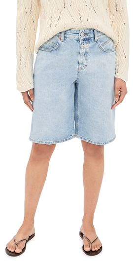 Closed Closed Jenica Denim Shorts Light Blue