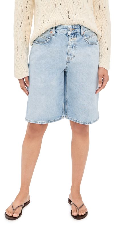Closed Closed Jenica Denim Shorts Light Blue