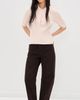 Closed Closed Short Sleeve Knit Polo Blush Pink - 5