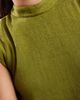 Closet London Closet London high neck midaxi dress in olive-Green - 2