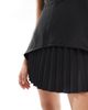 Closet London Closet London pleated hem mini dress in black - 4