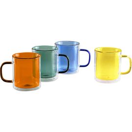 CLOUDNOLA CLOUDNOLA Cubo Set of 4 Double-Wall Mugs