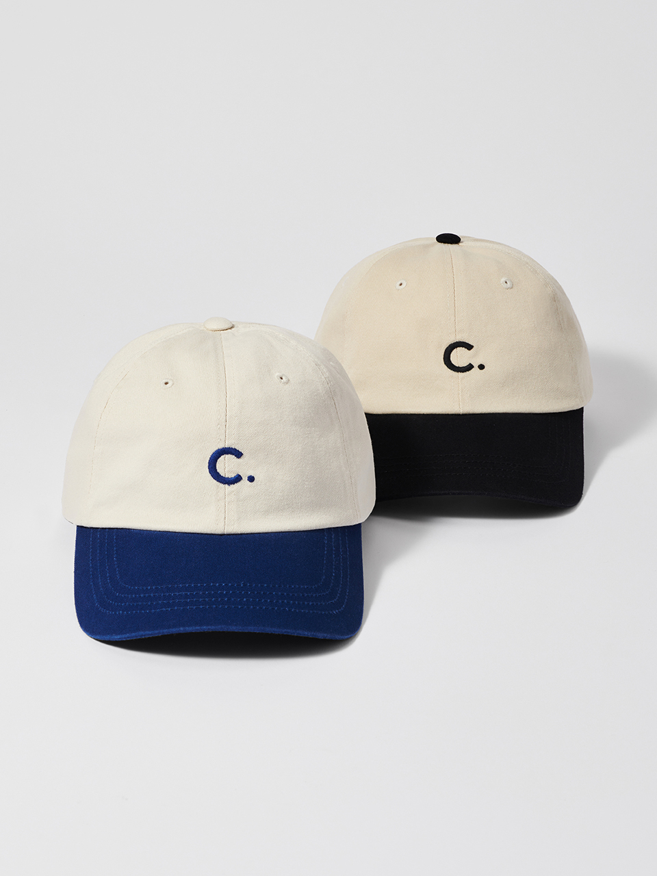 CLOVE Basic Fit Colorblock Ball Cap (2Colors)