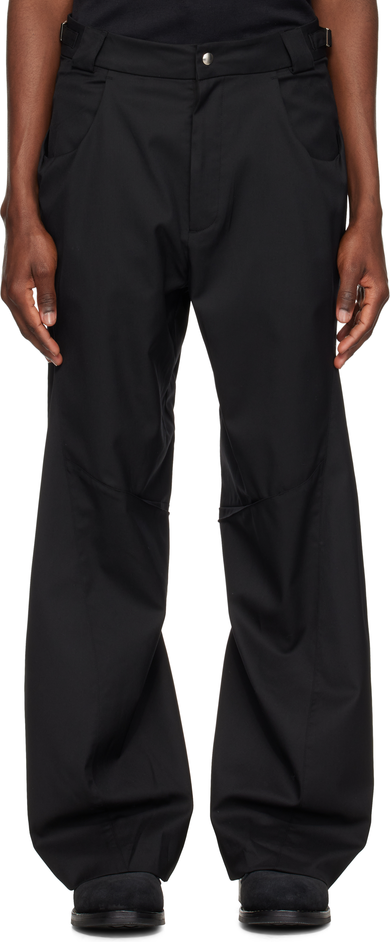 CMMAWEAR - Black Gaia Cargo Pants