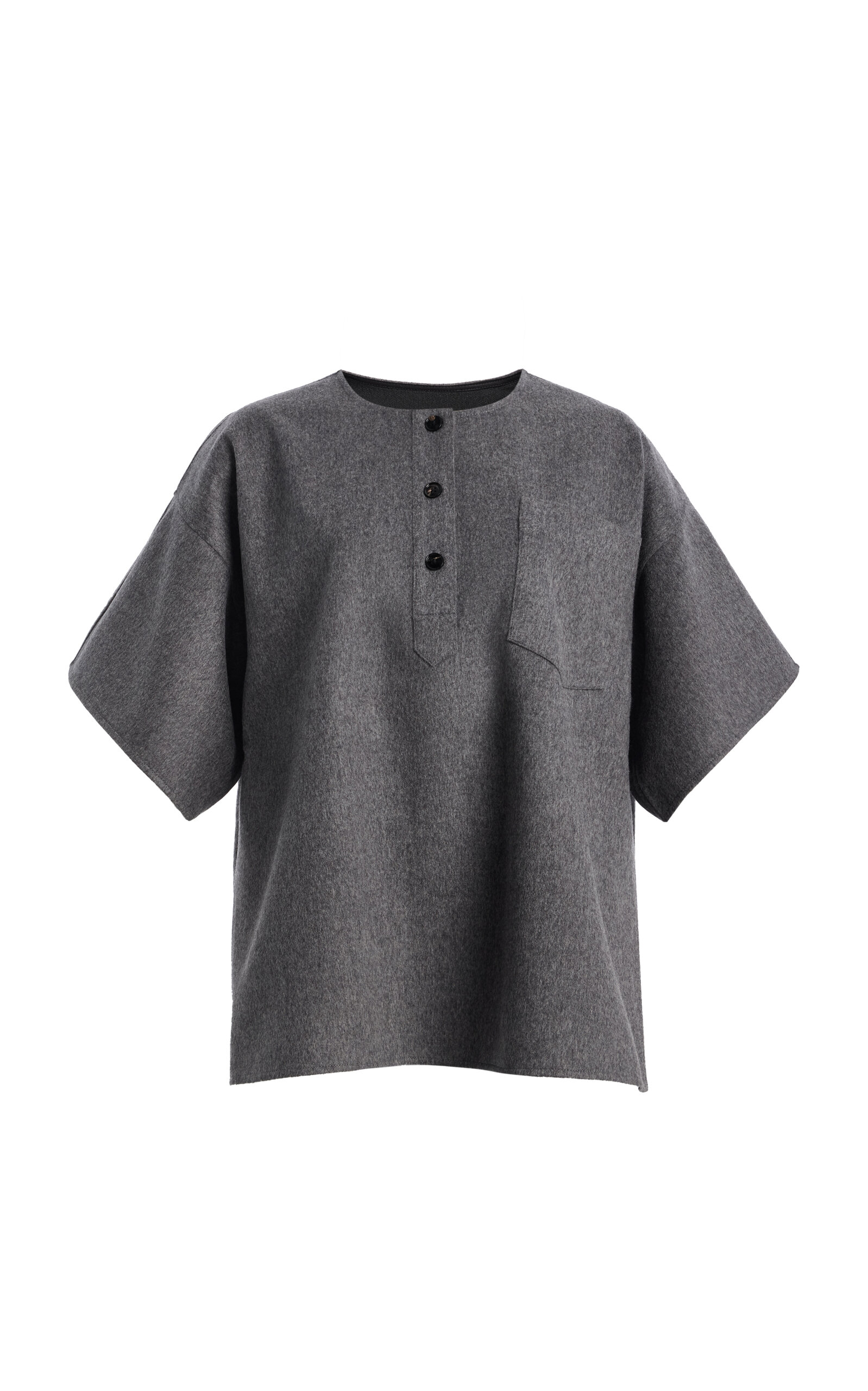 Co Co Boxy Wool Cashmere Shirt