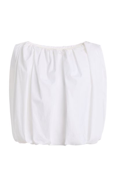 Co Co Bubble Cotton Poplin Top