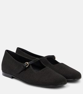 CO CO Canvas Mary Jane flats