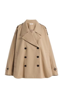 Co Co Dolman Cotton Twill Cropped Trench