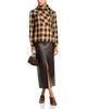 Co Co Double Slit Leather Pencil Skirt - 2