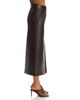 Co Co Double Slit Leather Pencil Skirt - 4