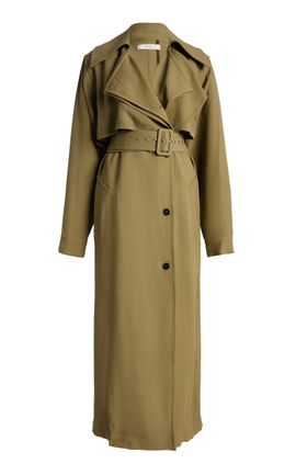 Co Co DoubleLayer Belted Trench Coat