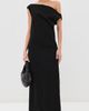 CO CO Draped Dress Black - 5