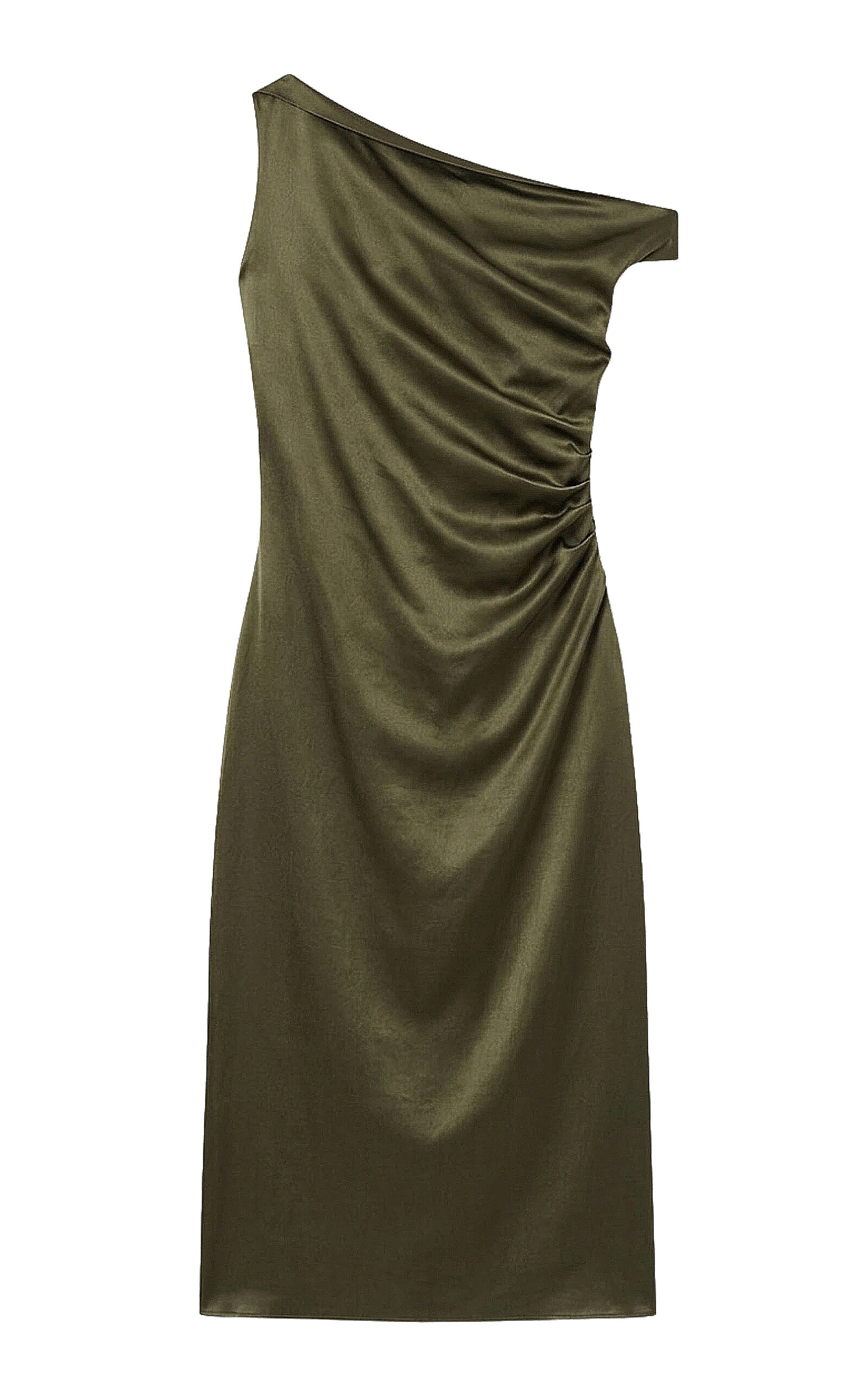 Co Co DrapedBack PrintedCotton Dress