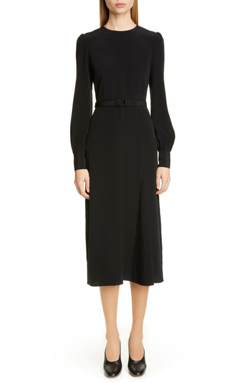 CO Co Essentials Pleated Panel Midi Dress