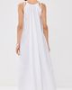 CO CO Gathered Maxi Dress White - 3