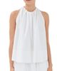 CO CO Gathered Tunic Shirt White - 1