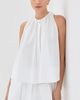 CO CO Gathered Tunic Shirt White - 2