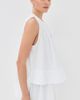 CO CO Gathered Tunic Shirt White - 4