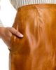 Co Co Leather Wrap Skirt - 5