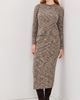 CO CO Ruched Pencil Skirt Beige Melange - 5