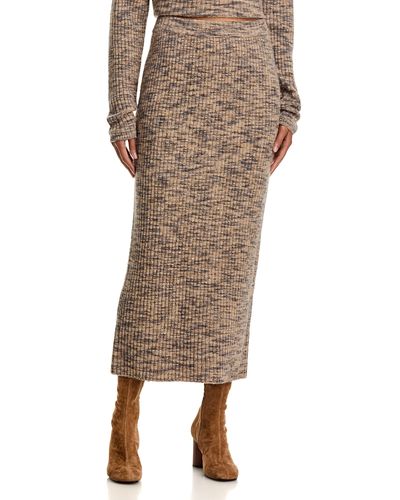 Co Co Ruched Wool and Cashmere Blend Pencil Skirt