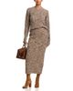 Co Co Ruched Wool and Cashmere Blend Pencil Skirt - 2