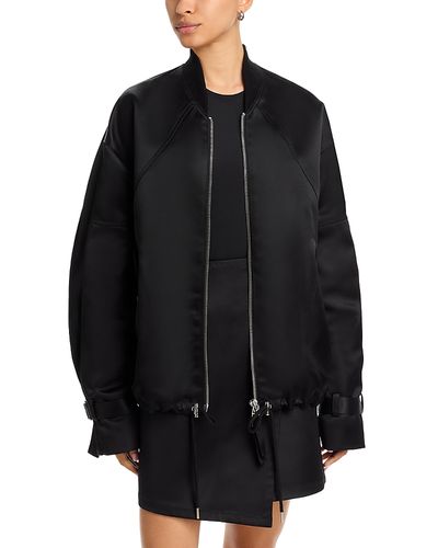 Co Co Satin Bomber Jacket