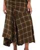 CO CO Slash Volume Skirt Chocolate - 1