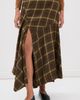 CO CO Slash Volume Skirt Chocolate - 2