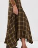 CO CO Slash Volume Skirt Chocolate - 4