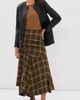 CO CO Slash Volume Skirt Chocolate - 5
