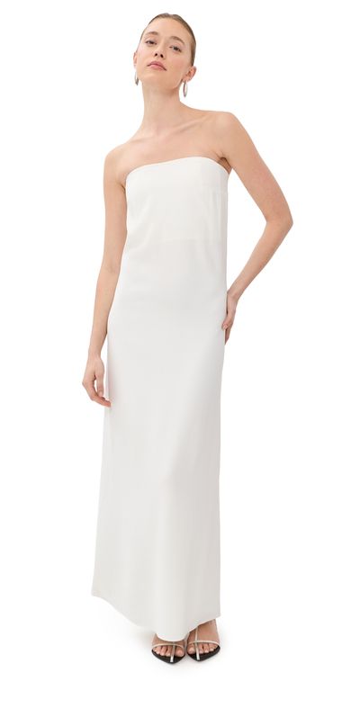 CO CO Strapless Dress Ivory