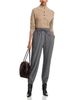 Co Co Wool and Cashmere Blend Cropped Henley Sweater - 2